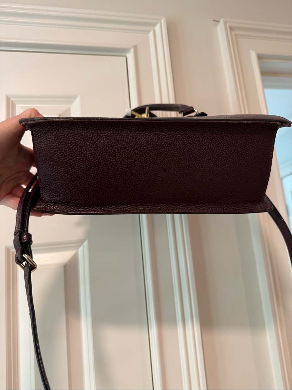 Kate Spade Mulberry Street Lise Satchel Cherrywood Leather - Picture 5 of 14